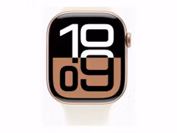 Apple Watch Series 10, 46 mm, Rosa/Vit Smartklocka