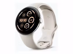 Google Pixel Watch 3, 45 mm, Silver/Vit Smartklocka