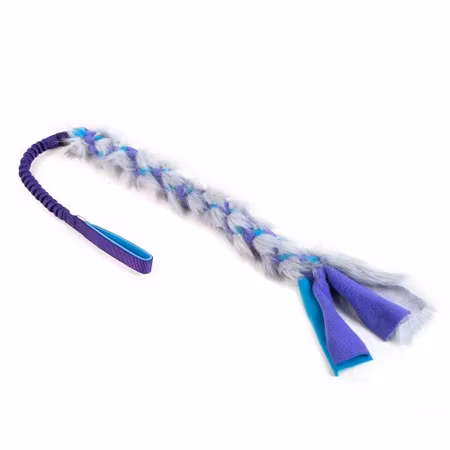FUR and FLEECE bungee toy M (fläta) Zayma