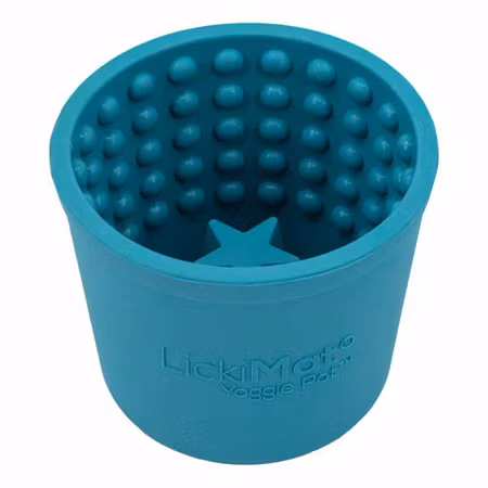 Lickimat Yoggie Pot Ljusblå