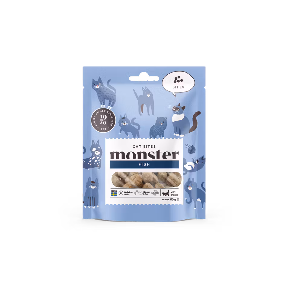 Soft treats Cat Bites Fish 50g Monster