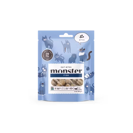 Soft treats Cat Bites Fish 50g Monster