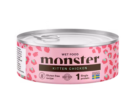 Cat Kitten Chicken Burk 100 g Monster