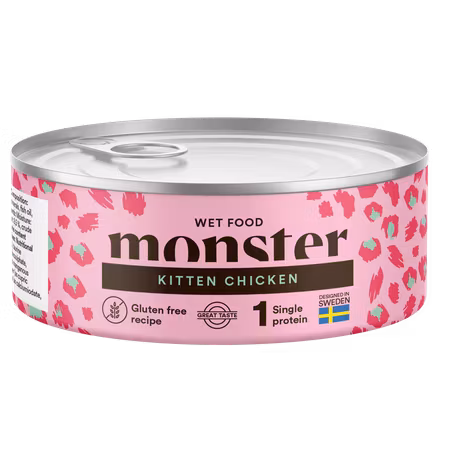 Cat Kitten Chicken Burk 100 g Monster