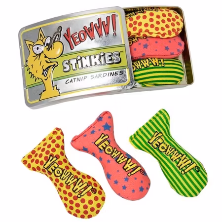 Stinkies Sardinask Kattleksak Kattmynta