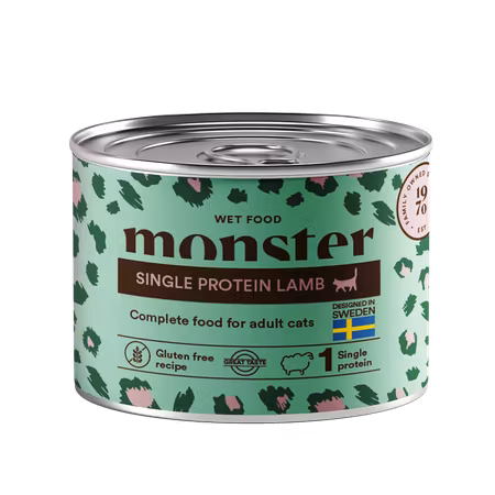 Single Protein Lamb Kattburk 200g Monster