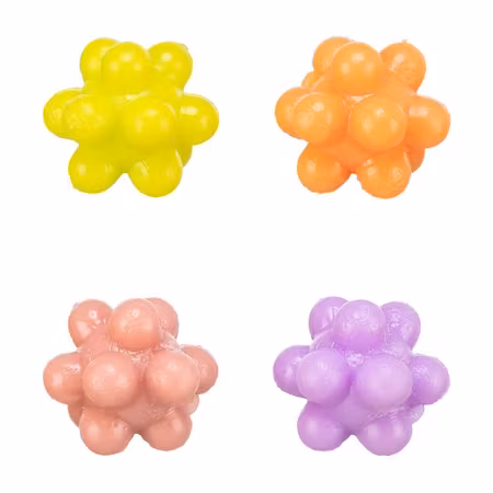 Kattleksak Knoppboll 4-pack 3,3 cm