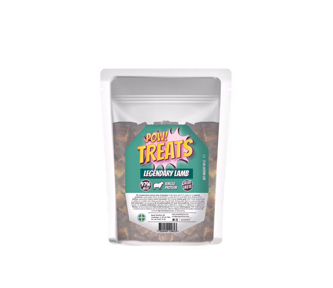 Legendary Lamb Treats 50g POW!