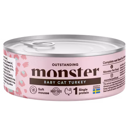 Cat Baby Mousse Burk 100 g Monster