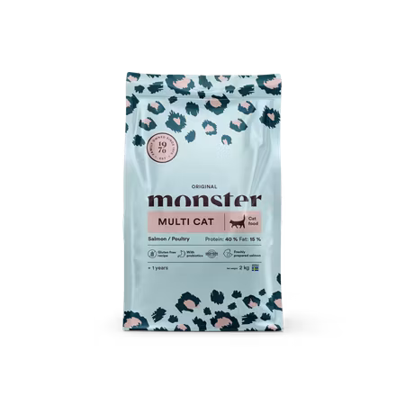 Multicat Salmon/Poultry 2 kg Monster Cat Orig.