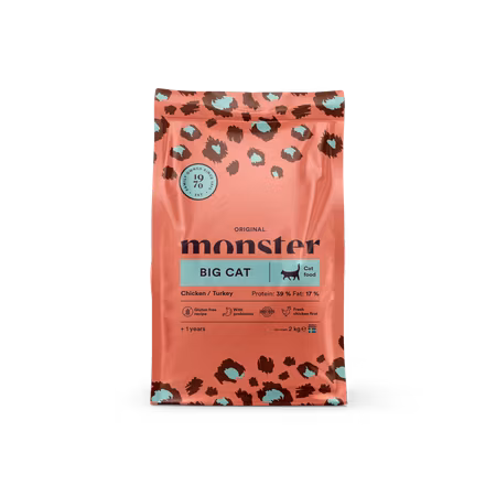 Big Cat Chick/Turkey 2 kg Monster Cat Orig.