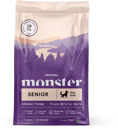 Senior Chick/Turkey Monster Dog Orig.