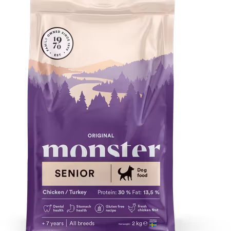 Senior Chick/Turkey Monster Dog Orig.
