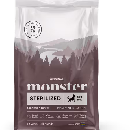 Sterilized Chick/Turkey  Monster Dog Orig.