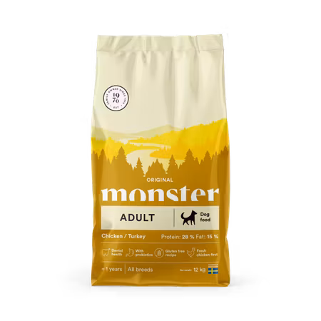 Adult Chick/Turkey 12 kg Monster Dog Orig.