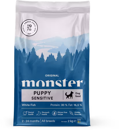Puppy Sens. White Fish 2 kg Monster Dog Orig.