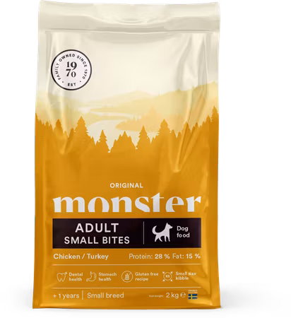 Adult Small Bites Ch/Turk 2 kg Monster Dog Orig.