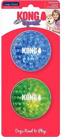 Squeezz Geodz Ball L 2-pack Kong