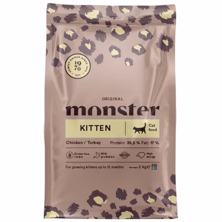 Kitten Chicken/Turkey 400g Monster