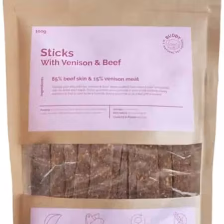 Sticks with Venison & Beef 100g Buddy