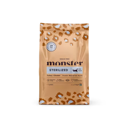 GF Sterilized Turkey/Chicken 2kg Cat Monster