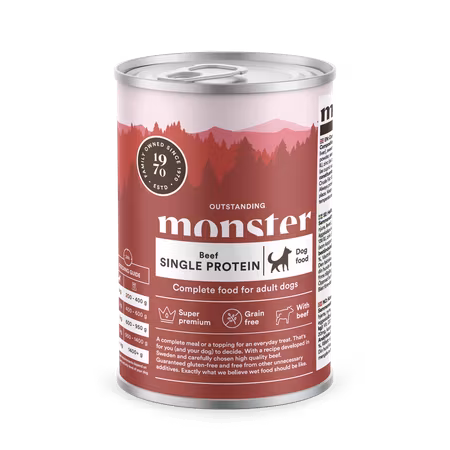 Beef Burk 400g Hund Monster