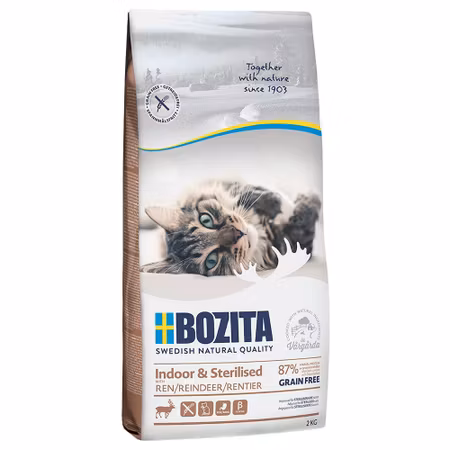 Indoor & Sterilised Reindeer Grain Free Kattmat 2kg Bozita