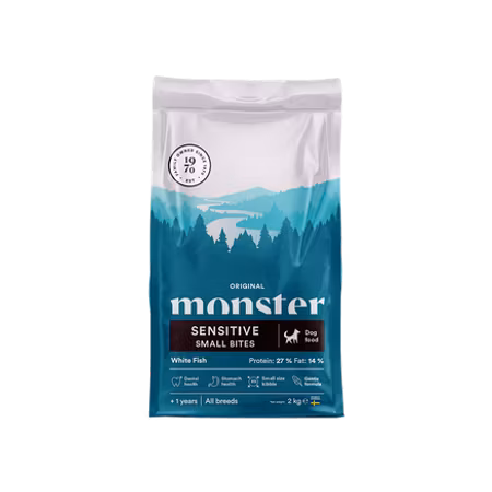 White Fish small bites 2 kg Monster Dog Orig. Sens.