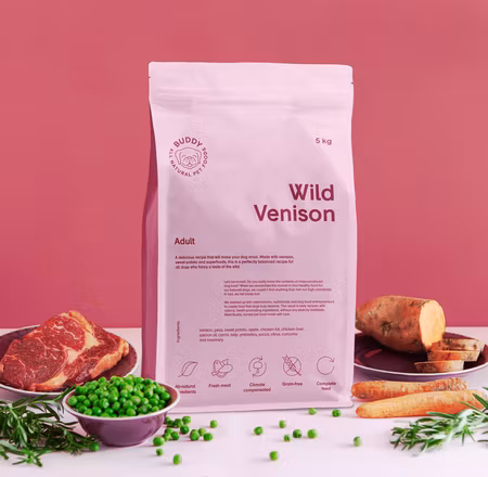 Buddy Wild Venison torrfoder hund 2kg