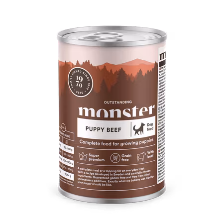 Puppy Single Protein Beef 400g Monster Dog