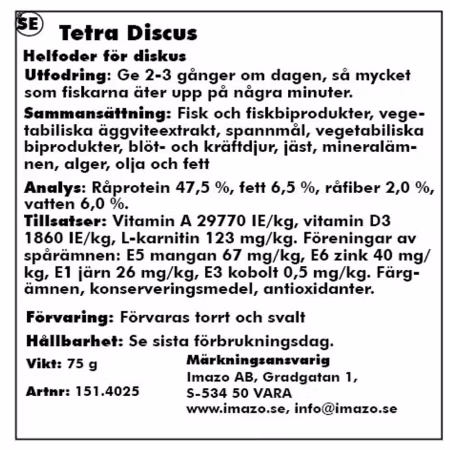 Tetra Diskus 250ml