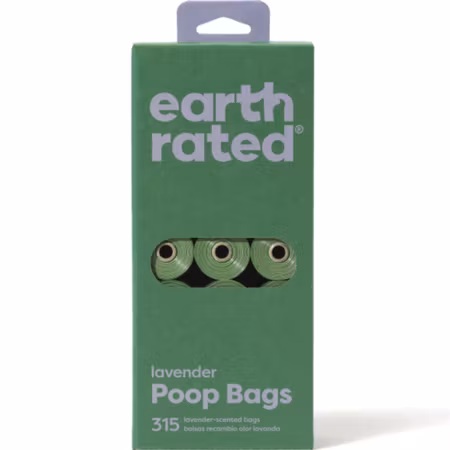 Earth Rated Hundbajspåsar Refill Oparfymerade 21 x 15 st