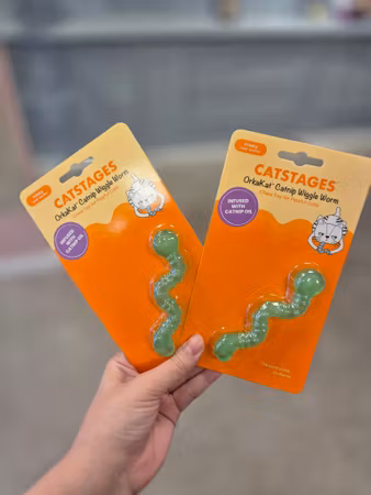 Kattleksak Wiggle Worm