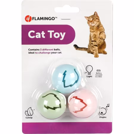 Boll med skallra och kattmynta