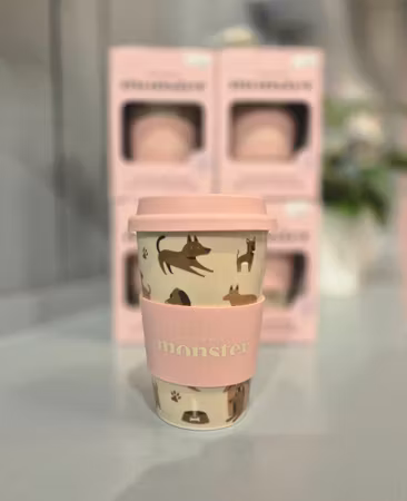 Termosmugg Porslin Monster