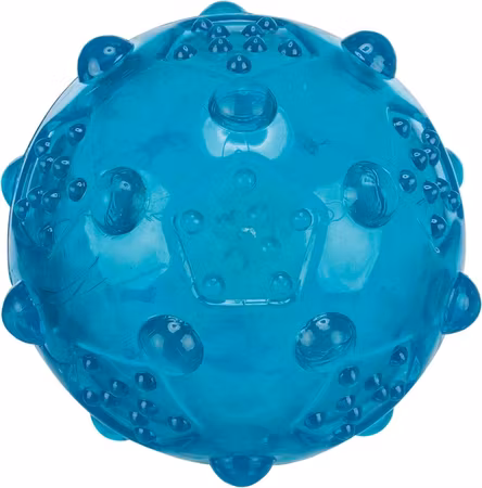 Pipande boll blå 8cm