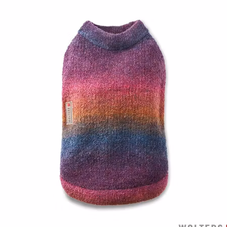 Stickad tröja regnbåge 40-50cm (flera storlekar)