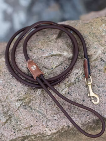 Runt  brunt läderkoppel - Jacson (flera storlekar)