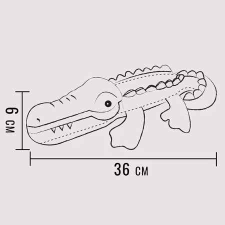 Krokodil Kris m. pip - ne&no®