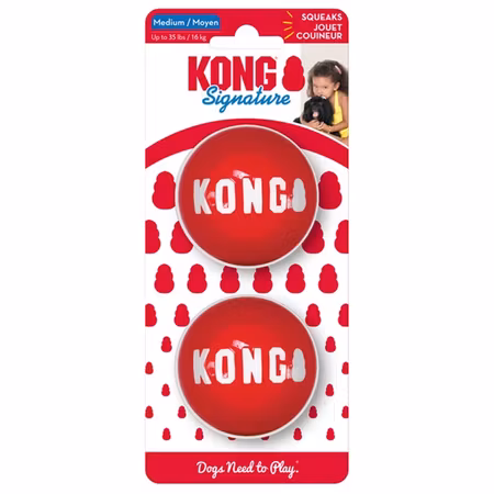Signature Balls 2-pack Medium Kong