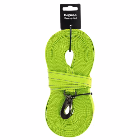Spårlina Iris Vävd Grön 15m Dogman