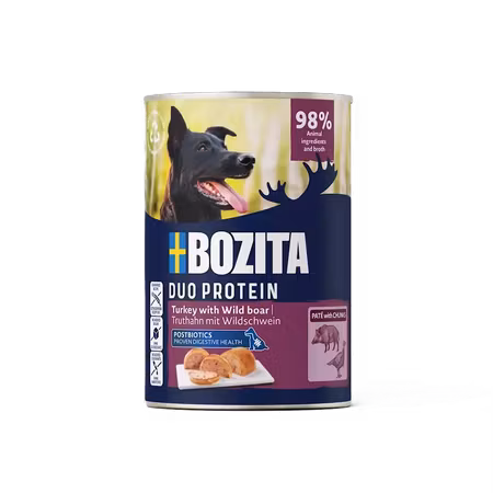 Kalkon och Vildsvin Duo Protein Våtfoder 400g Bozita