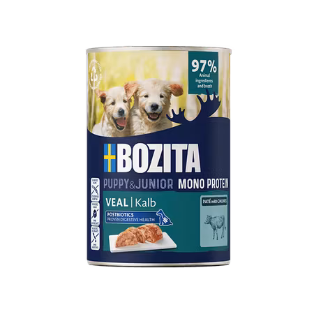 Kalv Monoprotein Puppy Våtfoder 400g Bozita