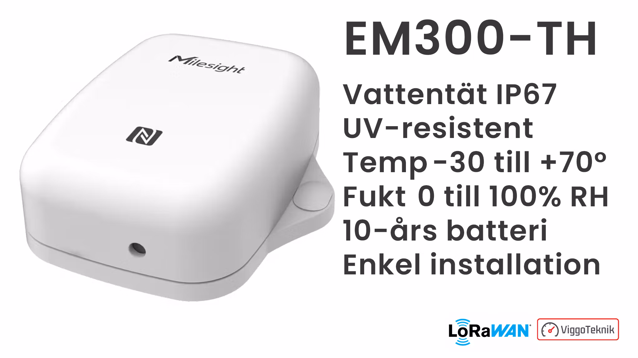 EM300-TH - Temp-Fukt UTOMHUS