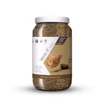Verm-x höns/fjäderfä pellets 1,5 kg