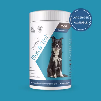 Verm-x Flea & tick powder för hundar 140 g