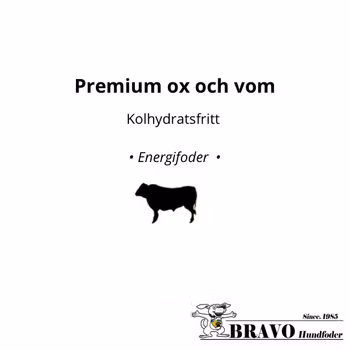 Premium Ox & Vom 150 g burgare 12 kg (UPPHÄMTNING VÄXJÖ)