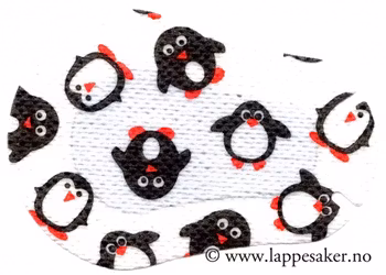 Pingviner hvit - 10 stk - Fra 3 år