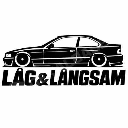 Låg & Långsam – Dekal