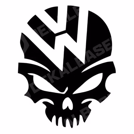 VW Skull – Dekal